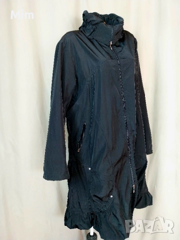 D&J 50 Черна дамска шуба за едра дама , снимка 4 - Якета - 51842245