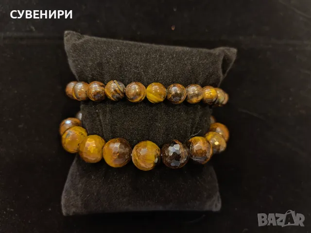 Гривна от тигрово око , снимка 2 - Гривни - 49919754