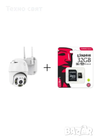 КАМЕРА 5MP+32GB карта Smart Sphere 28 LED WIFI камера