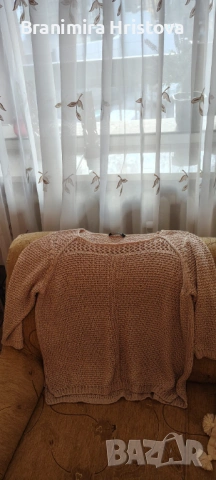 Комплект 5 плетива (пуловери/жилетки) в сиво-бежови тонове – Topshop, Betty Barclay (S/M, EUR 36–38), снимка 8 - Блузи с дълъг ръкав и пуловери - 53140963