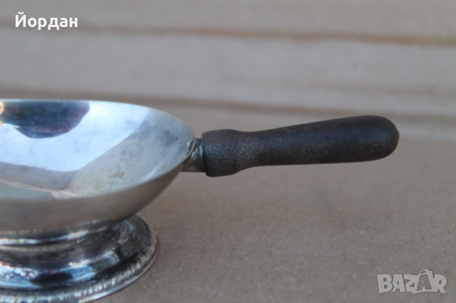 Сребърна сосиера , снимка 3 - Антикварни и старинни предмети - 52653998