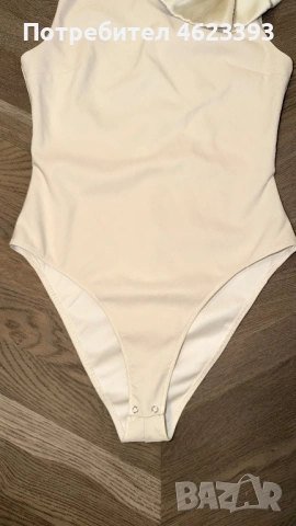 Дамско боди със сатенена панделка Zara, снимка 3 - Потници - 53255719