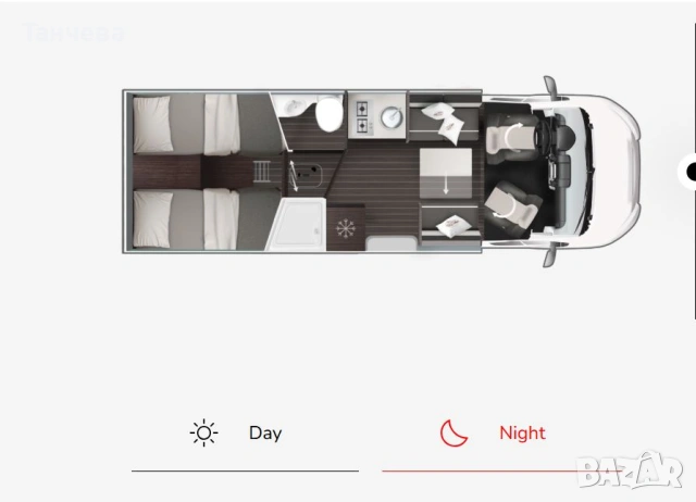 Кемпер под наем, снимка 4 - Транспорт под наем - 53164900