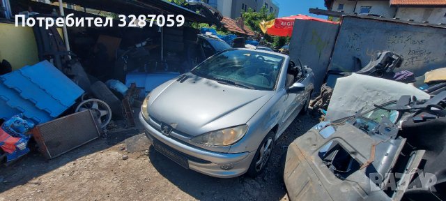 Peugeot 206 cc на части, снимка 2 - Автомобили и джипове - 37387268