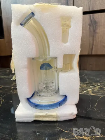 Стъклен барабанен бонг / Blaze Glass, снимка 3 - Други стоки за дома - 49868439