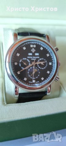 Мъжки луксозен часовник PATEK PHILIPPE The Patek Perpetual Calendar Chronograph reference 3970, снимка 10 - Мъжки - 36899292