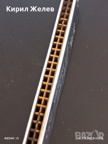 Стара устна хармоника производство Китай рядка за КОЛЕКЦИЯ ДЕКОРАЦИЯ 50517, снимка 5 - Други ценни предмети - 51729921