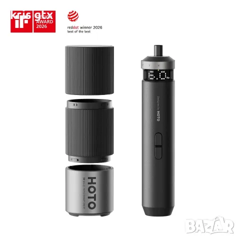 HOTO PixelDrive електрическа отвертка с дисплей и битове, снимка 13 - Други - 55090350