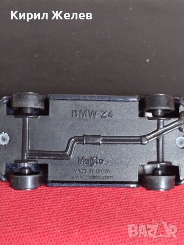 Метална количка BMW Z4 MADE IN CHINA кабриолет за КОЛЕКЦИЯ ДЕКОРАЦИЯ 19129, снимка 9 - Колекции - 40679236