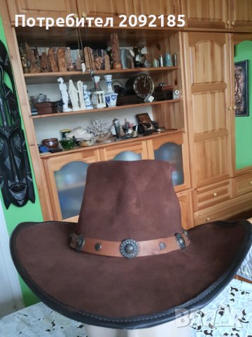 Каубой шапка, снимка 3 - Шапки - 37042611