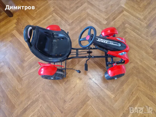 Продавам детска спортна кола с педали и детски велосипед, снимка 3 - Детски велосипеди, триколки и коли - 55733149