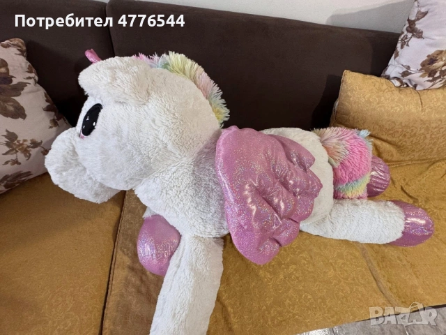 Плюшен еднорог, снимка 4 - Плюшени играчки - 54293454