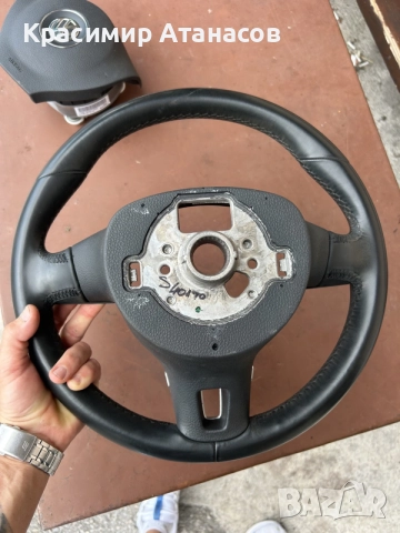 1T0419091AC. Волан със Airbag Аербег за Vw Туран. 2010-2015г, снимка 8 - Части - 56106875
