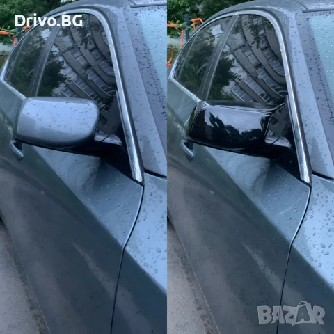 Гаранция! Нови Черни Batman Капаци за Огледала за BMW E60 E61 E63 E64, снимка 7 - Части - 50924295
