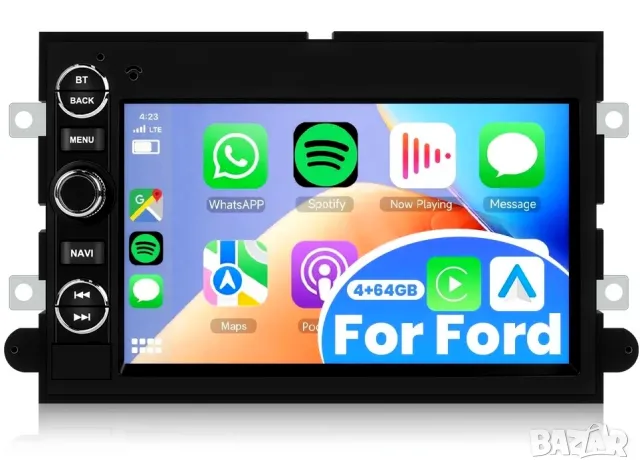 Мултимедия за, FORD, F150, F250, F350, Escape, Focus, Mustang, Навигация, 2DIN, двоен дин плеър Форд, снимка 5 - Аксесоари и консумативи - 49333154