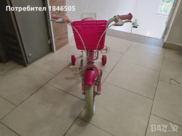 BYOX Велосипед 12" PUPPY PINK, снимка 3 - Детски велосипеди, триколки и коли - 54338582