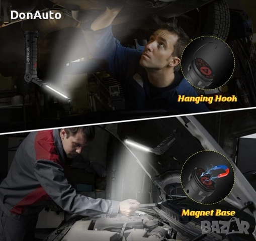 Преносима LED работна лампа, снимка 5 - Аксесоари и консумативи - 51477208