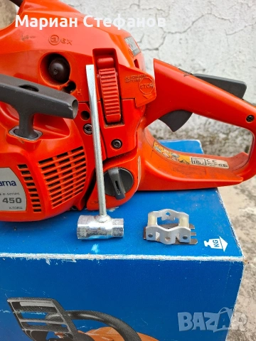 Бензинова резачка Хускварна,е-серия,450 X-TORQ, снимка 2 - Градинска техника - 53923010