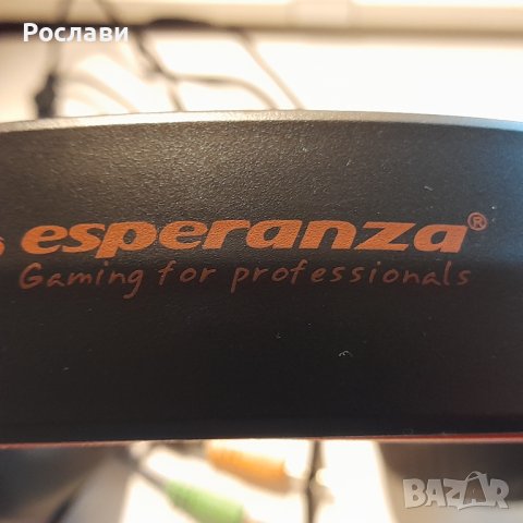 107. Геймърски слушалки Esperanza EGH310R RAVEN - черни, снимка 6 - Слушалки и портативни колонки - 42252278