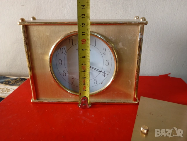 Винтидж настолен часовник, снимка 6 - Други ценни предмети - 53968931