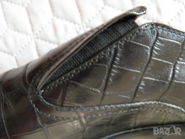 Bata оригинални мъжки черни обувки от естествена кожа, снимка 6 - Официални обувки - 53248744