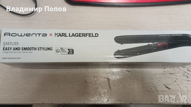 Продавам преса за коса Rowenta Karl Lagerfeld 