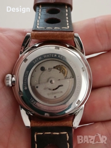 Мъжки автоматичен часовник Heritor, снимка 3 - Мъжки - 53887610