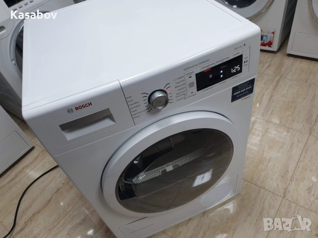 9Kg - UK - Сушилня Bosch Serie 8 с Термопомпа 12м Гаранция Бош