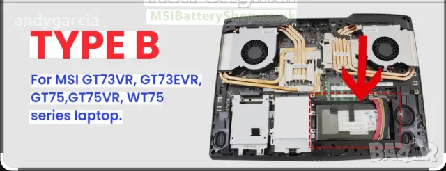 NVidia GeForce GTX 1070 8GB 256bit. GPU from MSI TITAN GT72 GT73 GT75 GT62 GT63 GT82 GT83, снимка 11 - Части за лаптопи - 55850142