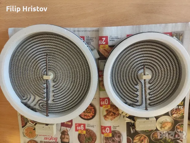 Лъчисти плочи за керамичен котлон 