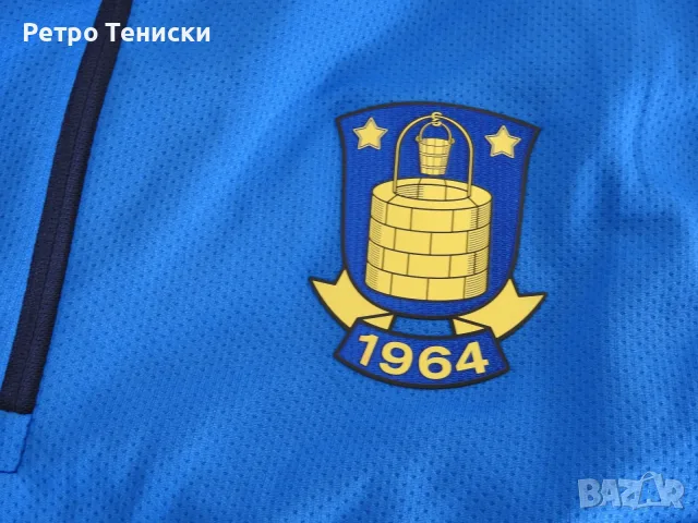 Яке Brøndby IF Hummel — Мъже размер XL Синьо, снимка 3 - Тениски - 56312793