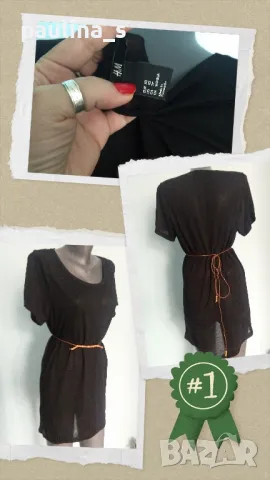 Три броя / Маркова черна рокля "H&M", "Benetton" и "Vila" , снимка 2 - Рокли - 36164916