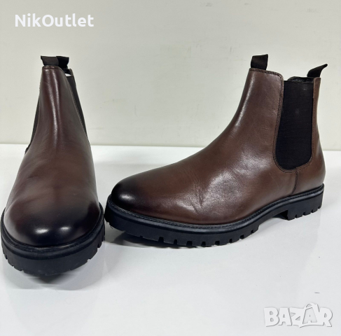Zign Leather Boots, снимка 3 - Мъжки боти - 44932962