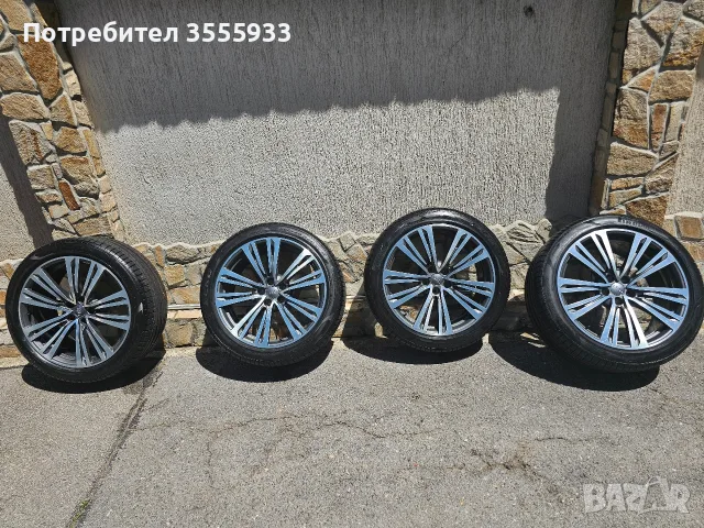 Джанти 5х112 с чисто нови гуми 265/40/20 от audi A8 D5 2021г.