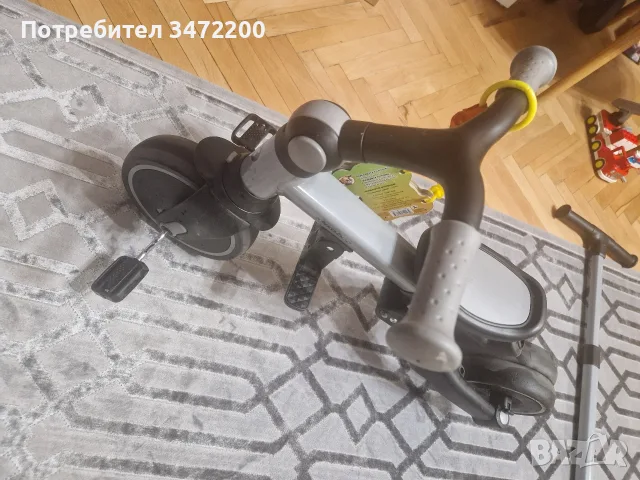 Триколка 8 в 1 KikkaBoo - Aluma, Grey, снимка 7 - Детски велосипеди, триколки и коли - 56237619