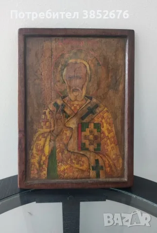 Дървена икона на Св. Николай Чудотворец