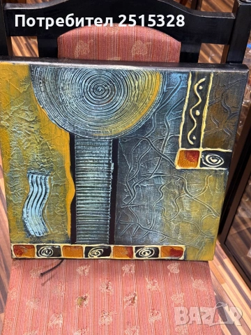 картина абстракт арт деко