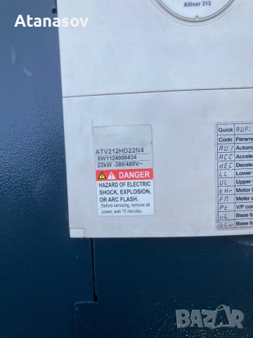 Честотен регулатор(инвертор) Schneider Altivar 22кw, снимка 7 - Други машини и части - 53781866