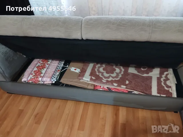 Разтегателен ъглов диван, снимка 3 - Дивани и мека мебел - 56165460