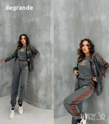 Дамски комплект 3 части Louis Vuitton, снимка 2 - Спортни екипи - 51303231