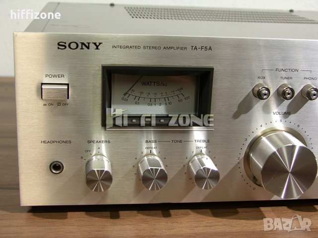 УСИЛВАТЕЛ  Sony ta-f5a /1 , снимка 4 - Ресийвъри, усилватели, смесителни пултове - 42903872