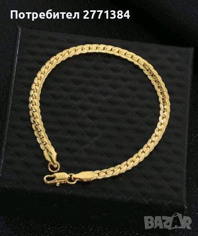 Златна гривна от Медицинско злато медицинска стомана . Изпращаме по Спиди или до Еконт с опция прегл, снимка 3 - Гривни - 42615075