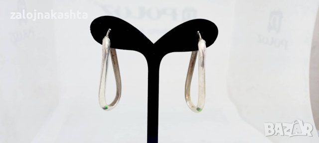 Сребърни обеци-7,21гр/925, снимка 3 - Обеци - 38240788