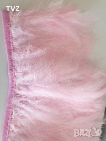 Бюстие / топ / корсет с естествени пера 4 цвята, снимка 6 - Корсети, бюстиета, топове - 40615665