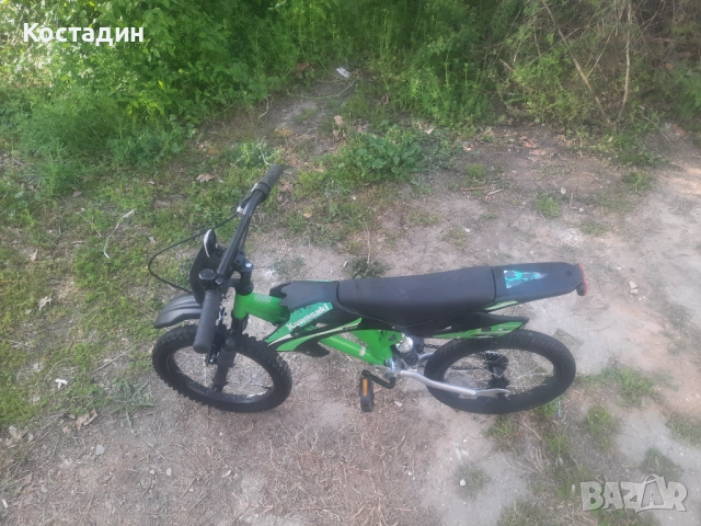 Детски Велосипед Kawasaki Крос 16 цола, снимка 4 - Велосипеди - 54249747