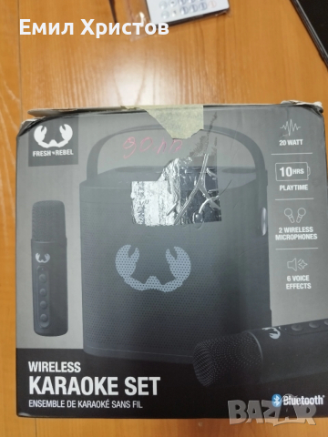 Безжичен караоке комплект Fresh 'n Rebel,, снимка 3 - Друга електроника - 52455070