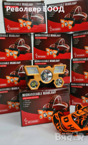 Фенер челник ZD85 с 9 XPE LED светодиода, Разпродажба, Нови