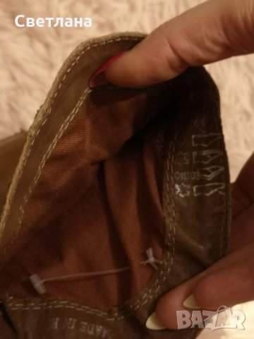 Боти от естествена кожа, снимка 3 - Дамски боти - 30479395