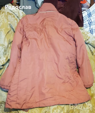 Продавам дамско яке XL Кремаво червен, снимка 2 - Якета - 35217342