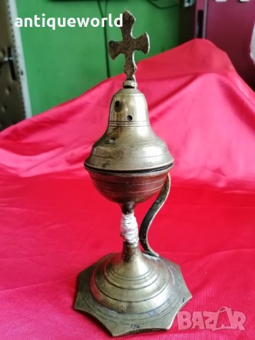 Старо Бронзово Настолно КАНДИЛО , Тамянник